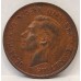 AUSTRALIA 1940 . ONE 1 PENNY . ERROR . PLANCHET FLAW BOTH SIDES